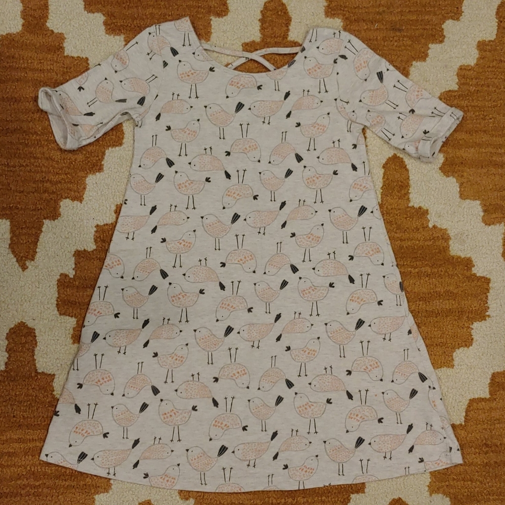 Jumping Beans bird dress girls size 5